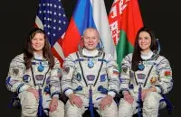 Экіпаж, у які ўваходзіць Марына Васілеўская (на фота справа)
