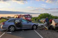 На месте аварии
