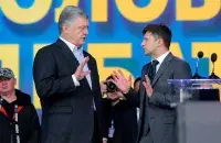 Пётр Порошенко и Владимир Зеленский
