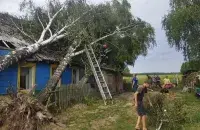 Ліквідацыя наступстваў ліпеньскіх ураганаў
