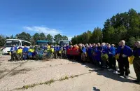 Вызваленыя з расійскага палону ўкраінскія вайскоўцы
