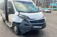Чарговая аварыя з удзелам маршруткі
