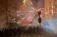 Акцыя пратэсту ў Тбілісі
