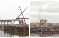 Обрушение пролёта моста через Припять