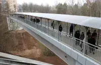 Пешаходны мост у Гродне

