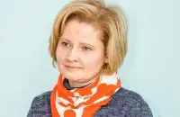 Доктар-анколаг Алена Шарафановіч, якую судзяць за ўдзел у пратэстах
