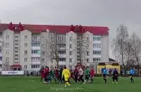 Драка футболистов "Сморгони" и "Молодечно"