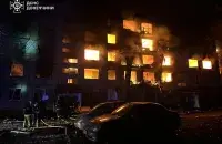 Пажар у жылым доме
