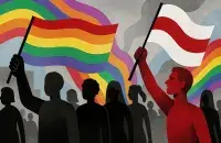 БЧБ на прайдзе выклікала шмат спрэчак
