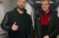 Віталь Драбышэўскі і Мікалай Лукашэнка
