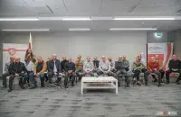 Released political prisoners on press-conference, September 12th
