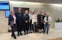 Прысутныя на пасяджэнні 24 кастрычніка
