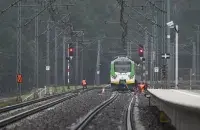 Действия польских служб на месте диверсии
