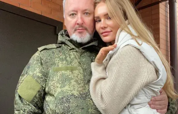 Гіркін з жонкай / тэлеграм-канал Гіркіна
