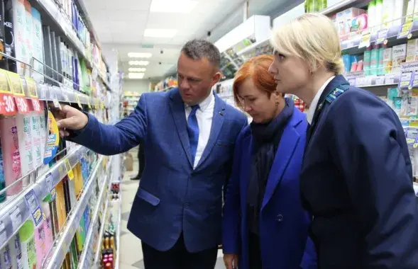 Праверка цэн у Пінску / Раённае аб'яднанне прафсаюзаў
