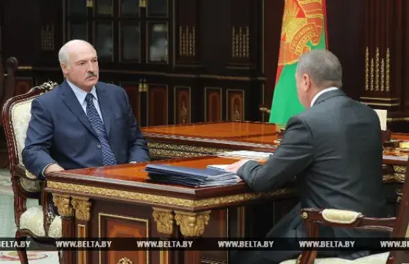 Александр Лукашенко и Владимир Макей. Фото: БЕЛТА