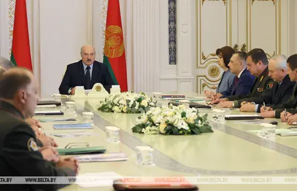 Александр Лукашенко во время совещания, 6 августа 2020-го / БЕЛТА​
