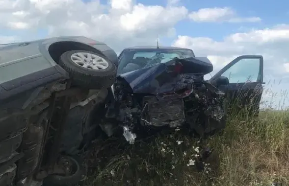 На месте аварии / ГАИ
