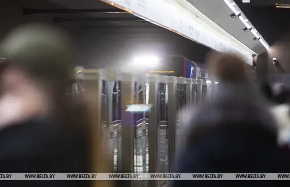 В минском метро в октябре 2021-го / БЕЛТА