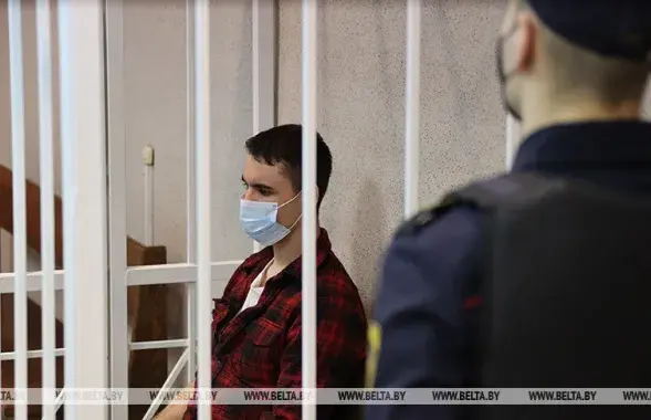 Егор Дудников в суде / БЕЛТА​