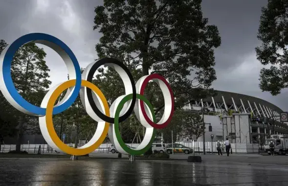 Алімпійскія кольцы ў Токіо / Getty Images