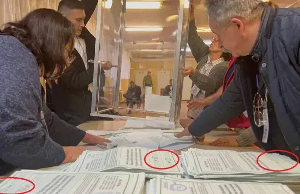 Пустыя бюлетэні на "рэферэндумах" залічваліся "за" / t.me/uniannet
