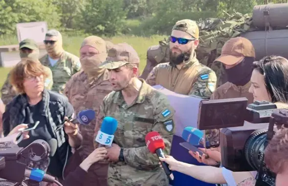 Рускія добраахотнікі, якія ваююць за Украіну / t.me/legionoffreedom/
