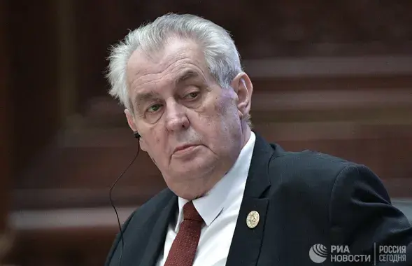 Милош Земан. Фото: ria.ru