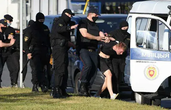 Затрыманні ў Гродне / Sputnik