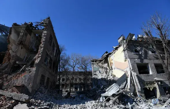 Руины после российских обстрелов / Reuters