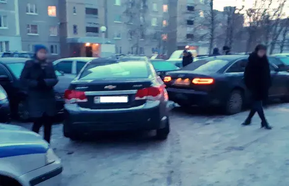 Фото: ОГАИ Московского РУВД Минска.​