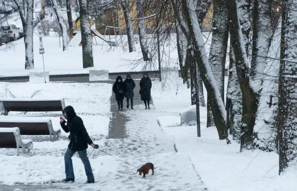 Зіма ў Мінску&nbsp;/ Reuters