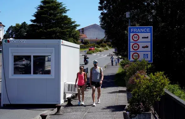 Францыя і Іспанія адкрылі агульную мяжу​ / Reuters