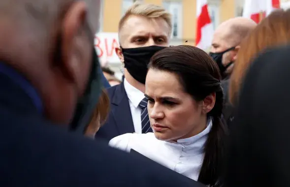 Светлана Тихановская в Варшаве / Reuters​