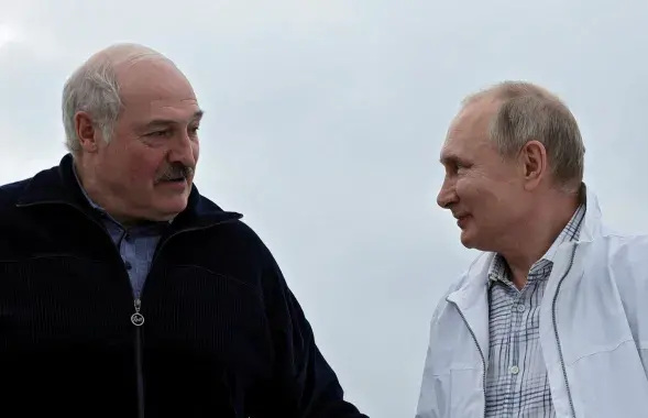 Александр Лукашенко и Владимир Путин в Сочи / Kremlin via REUTERS​