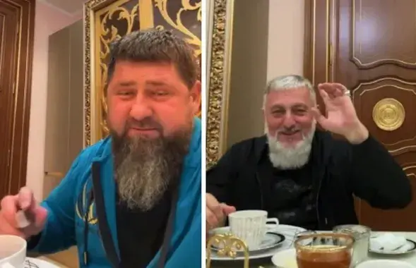 Рамзан Кадыраў і Адам Дэлімханаў / Instagram
