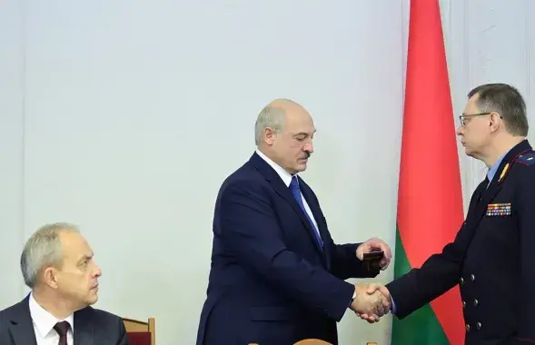 "Оскорбленные" Александр Лукашенко и Андрей Швед / president.gov.by
