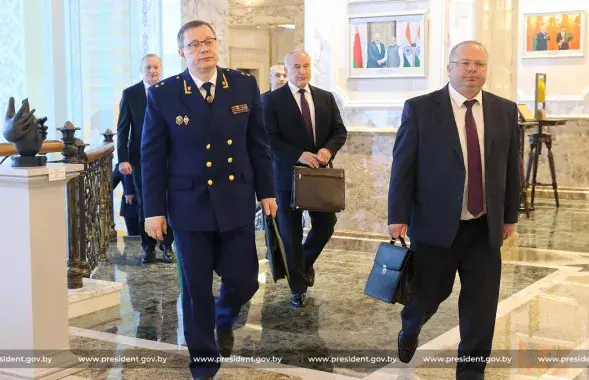 Участники совещания у Александра Лукашенко, 29 апреля 2021-го / president.gov.by​