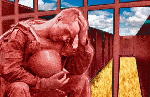 &quot;Я прысягаў абараняць незалежнасць, тэрытарыяльную цэласнасць і канстытуцыйны лад Беларусі, а не забіваць украінцаў!&quot; / калаж Улада Рубанава, Еўрарадыё