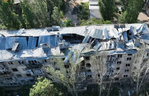 Последствие одного из обстрелов​ / facebook.com/MNS.GOV.UA