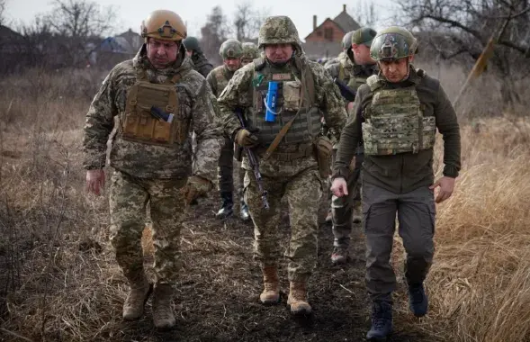 Владимир Зеленский с военными / Из архива president.gov.ua