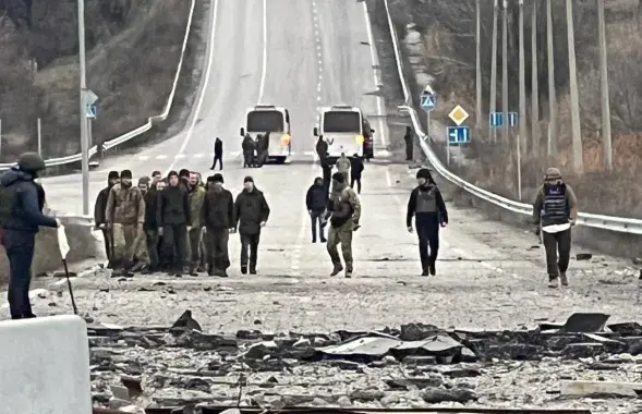 Падчас абмену / t.me/ermaka2022
