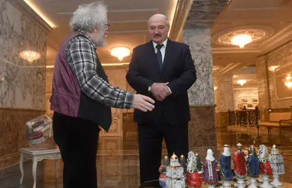 Алексей Венедиктов и Александр Лукашенко / БЕЛТА