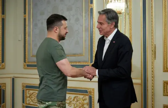 Владимир Зеленский и Энтони Блинкен / president.gov.ua