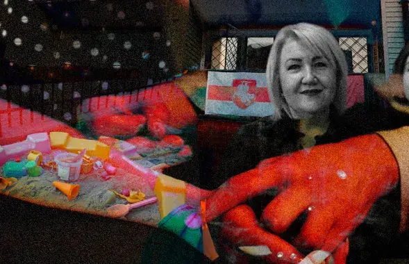 "Пасля акупацыі дзіця тут упершыню ўсміхнулася" / калаж Улада Рубанава, Еўрарадыё
