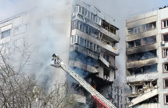 Наступства расійскага абстрэлу ў Запарожжы / suspilne.media
