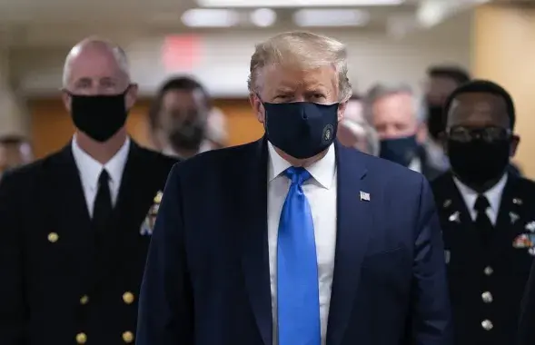 Дональд Трамп у масцы / Picture Alliance / Consolidated / Legion Media
