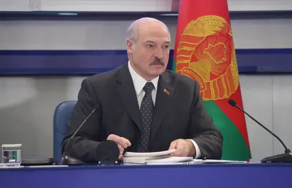 Александр Лукашенко во время прошлогоднего совещания в НОК / БЕЛТА