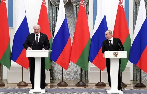 Аляксандр Лукашэнка і Уладзімір Пуцін /&nbsp;kremlin.ru
