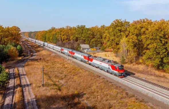 Предполагается, что это спецпоезд Владимира Путина / railgallery.ru
